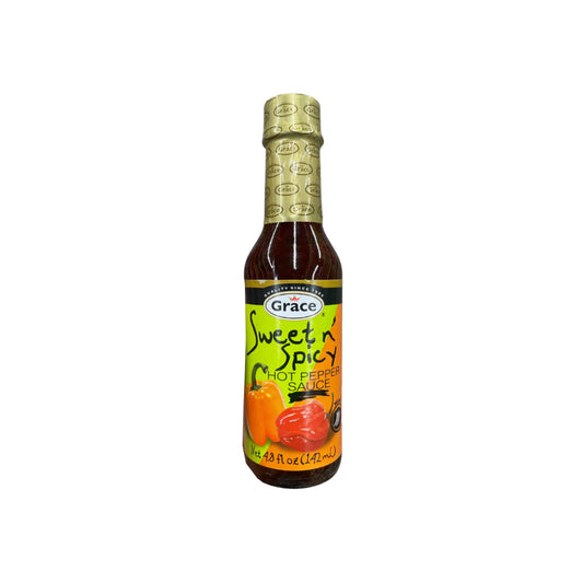 Grace Sweet N Spicy Hot Pepper (142ml) (Bundle of 2)