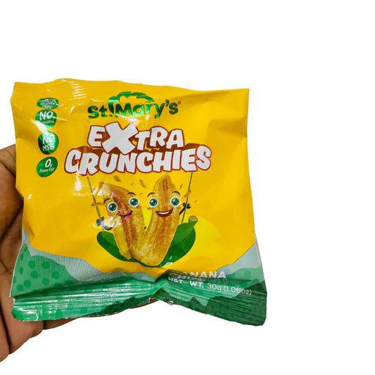 St Mary's Banana Chips Extra Crunchy (Pack a 4)