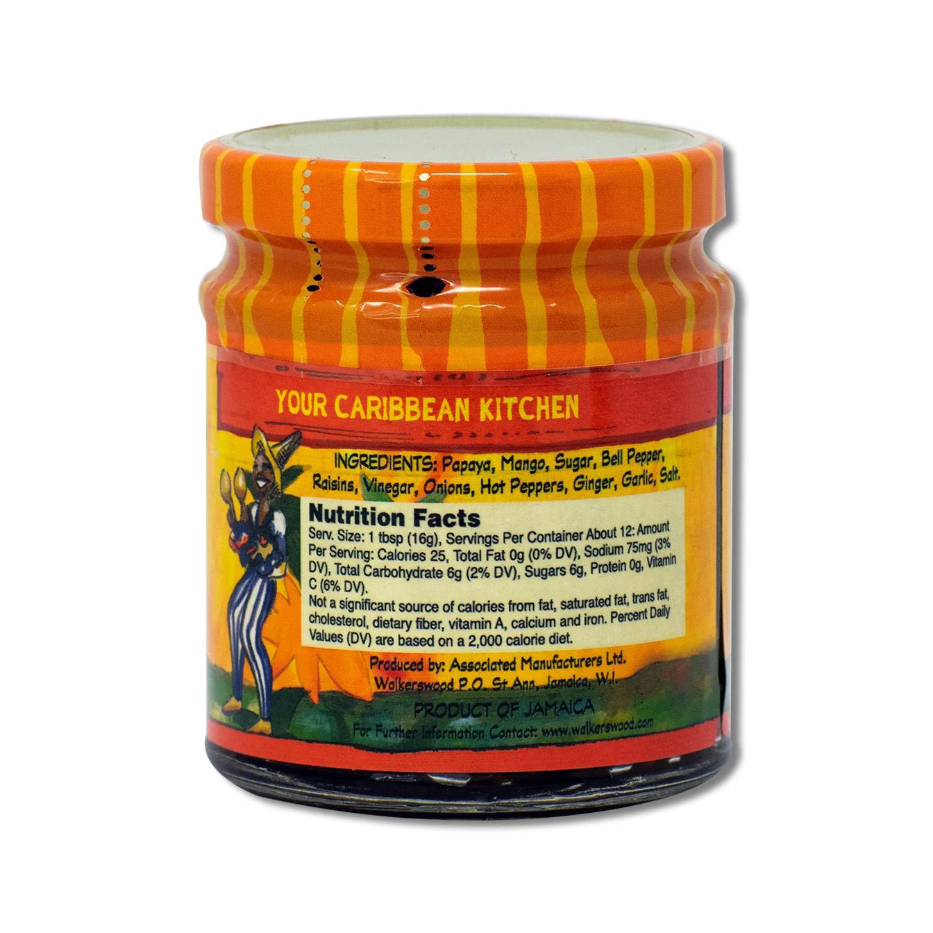 Walkerswood Caribbean Spicy Calypso Chutney - 200g